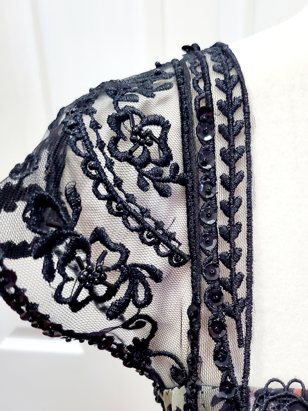 Free People Lace Maxi Dress Boho Open Back Festival Whimsigoth Fairy Size 8 - Picture 6 of 15